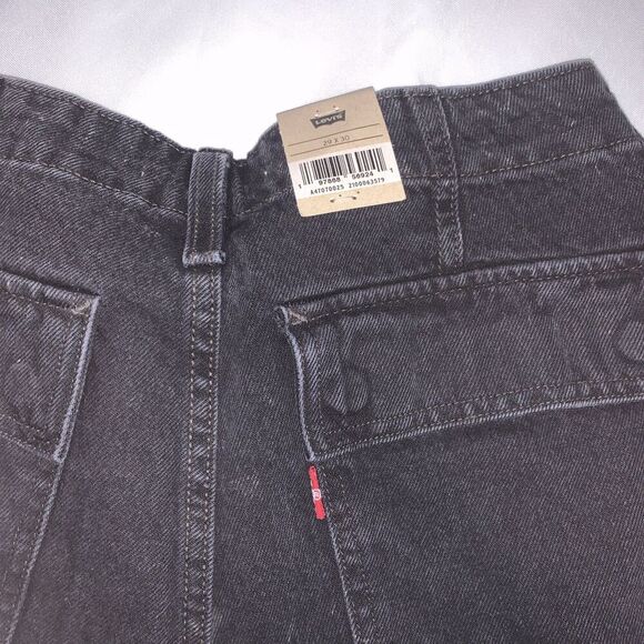 y2k Levi's Women's Mid-Rise 94's Baggy Straight wide Leg Cargo Jeans size 29x30 - Picture 11 of 16